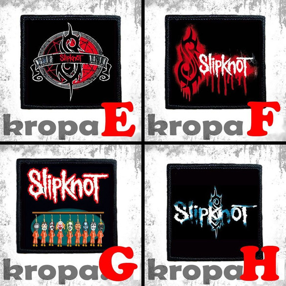 Naszywka SLIPKNOT 8 X 8 cm Dużo Wzorów!