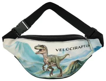 Nerka Dinozaury Velociraptor + imię dziecka