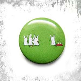 Przypinka KRÓLIK MIĘSOŻERCA