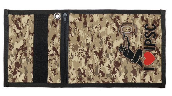 Portfel dla strzelca I LOVE IPSC