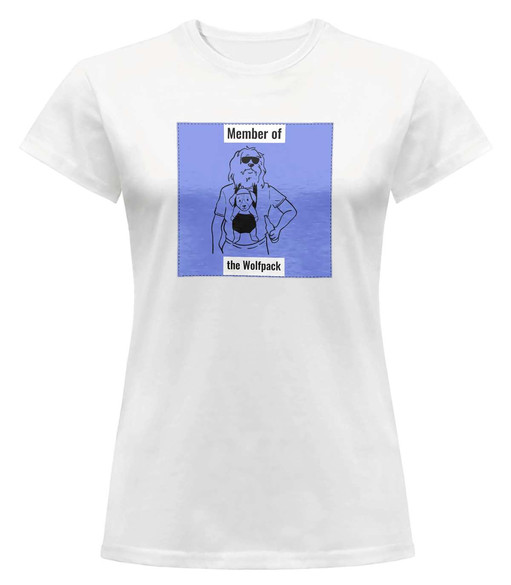 Bluzka damska z naszywką Member of the Wolfpack