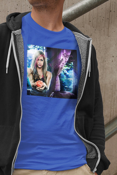 Koszulka z naszywką Avril Lavigne rose