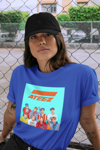 Koszulka z naszywką ATEEZ  band