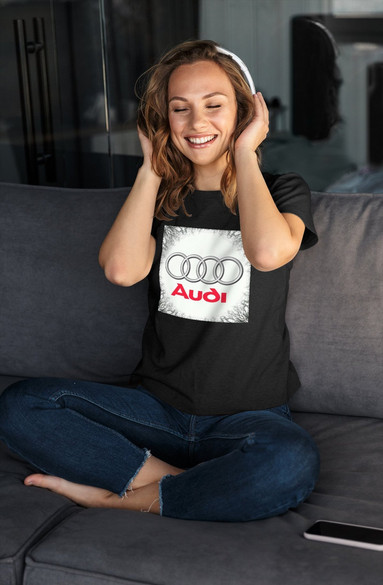 Bluzka damska z naszywką Audi 02