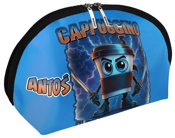 Kosmetyczka Italian Brainrot Cappuccino Assassino z piorunami