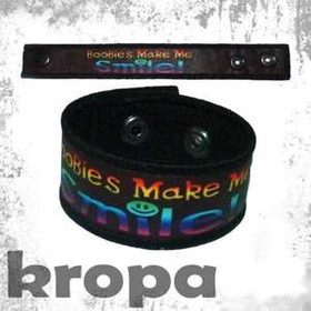 Opaska na rękę - BOOBIES MAKE MA SMILE