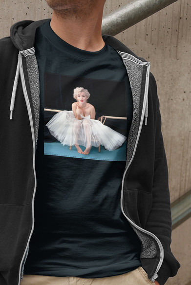 Koszulka z naszywką Marilyn Monroe 01