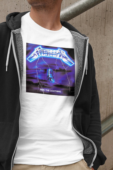 Koszulka z naszywką Metallica Ride the