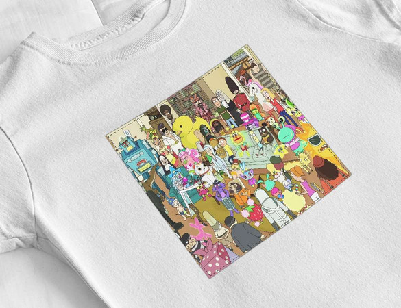 Bluzka damska z naszywką Rick and Morty 02