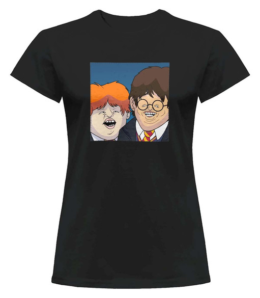 Bluzka damska z naszywką Harry Potter parody