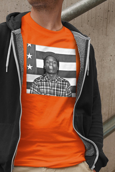 Koszulka z naszywką Asap Rocky Live.Love.