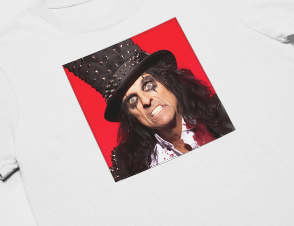 Koszulka z naszywką Alice Cooper