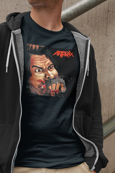 Koszulka z naszywką Anthrax Fistful of..