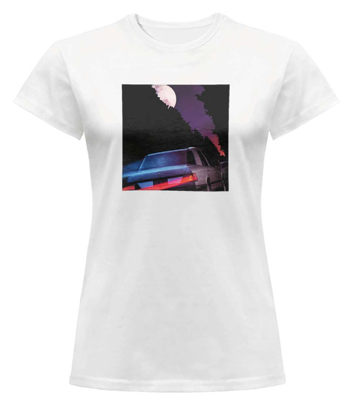 Bluzka damska z naszywką Mercedes at night