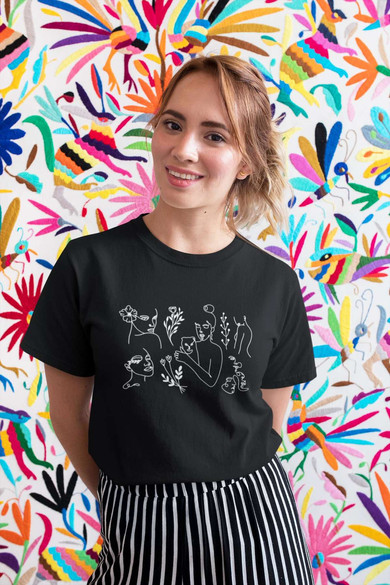 Koszulka KOBIETA I KOT ARTYSTYCZNIE