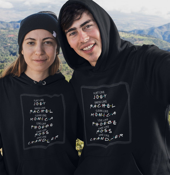 Bluza z naszywką Friends flirt like...