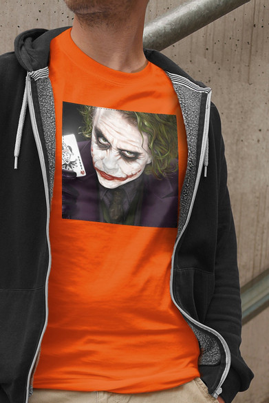 Koszulka z naszywką Joker Heath Ledger