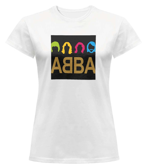 Bluzka damska z naszywką ABBA logo
