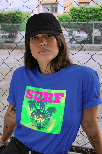 Koszulka z naszywką Surf