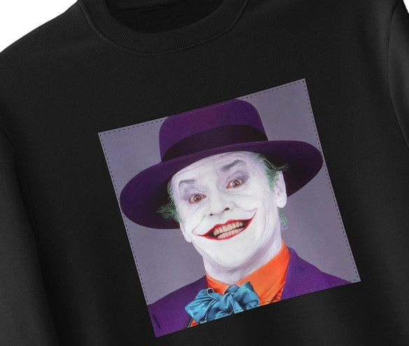 Bluza z naszywką Joker Jack Nicholson 02