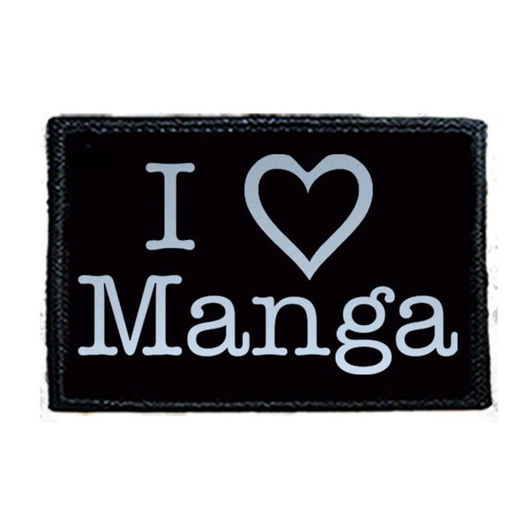 Naszywka I LOVE MANGA 03