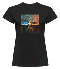 Bluzka damska z naszywką Game of Thrones dragon