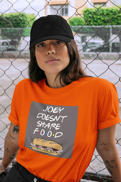 Koszulka z naszywką Friends food