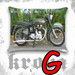 Poduszka MOTORY 58 CM 38 CM  PREZENT 