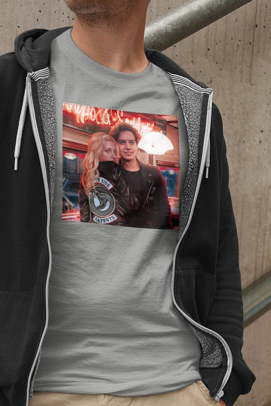 Koszulka z naszywką Riverdale Couple