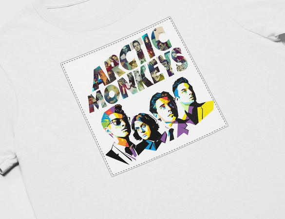 Koszulka z naszywką Arctic Monkeys 01