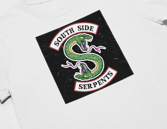 Koszulka z naszywką Riverdale Serpentes