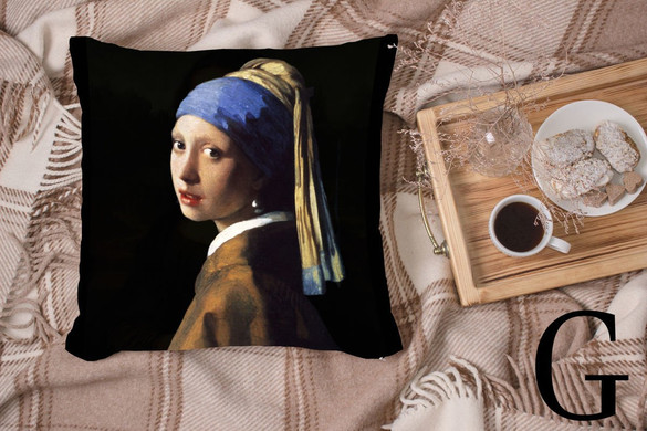 Poduszka ARTYŚCI OBRAZY SZTUKA 40 x 40 cm