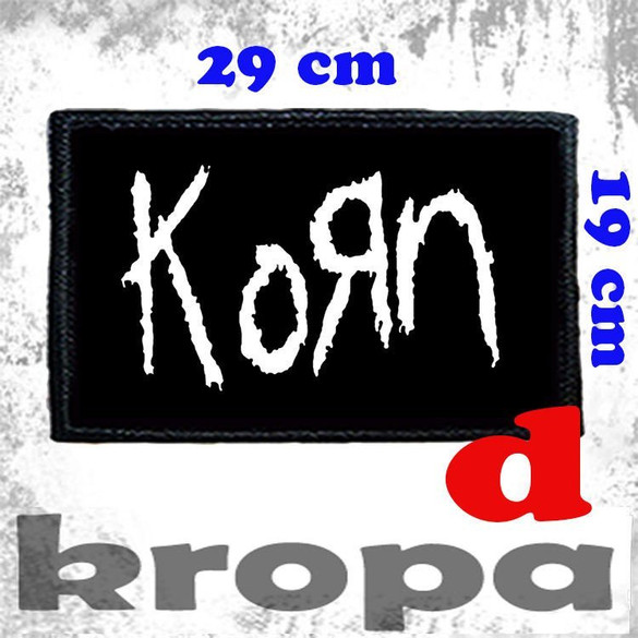Naszywka duża na ubranie KORN