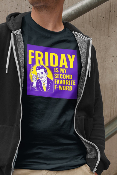 Koszulka z naszywką Friday – man