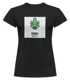 Bluzka damska z naszywką High hit