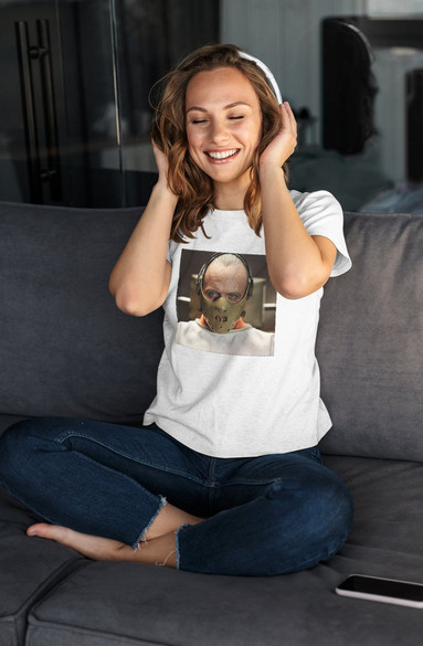 Bluzka damska z naszywką Hannibal Lecter