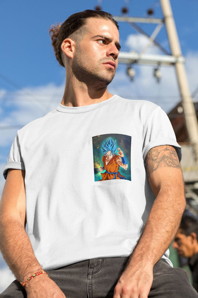 Koszulka z kieszonką DRAGON BALL SON GOKU