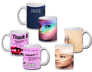 Kubek ARIANA GRANDE WZORY z Polski imię gratis