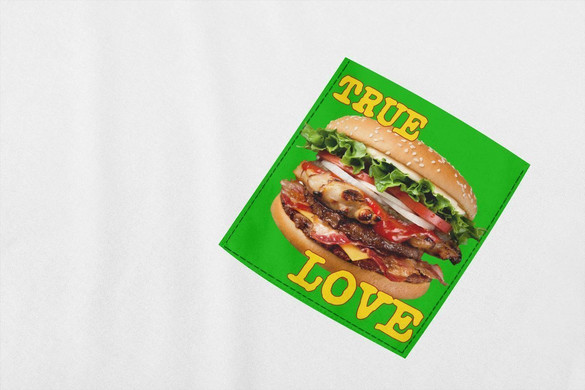 Koszulka z kieszonką LOVE BURGER