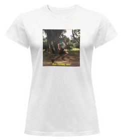 Bluzka damska z naszywką Forrest Gump RUN