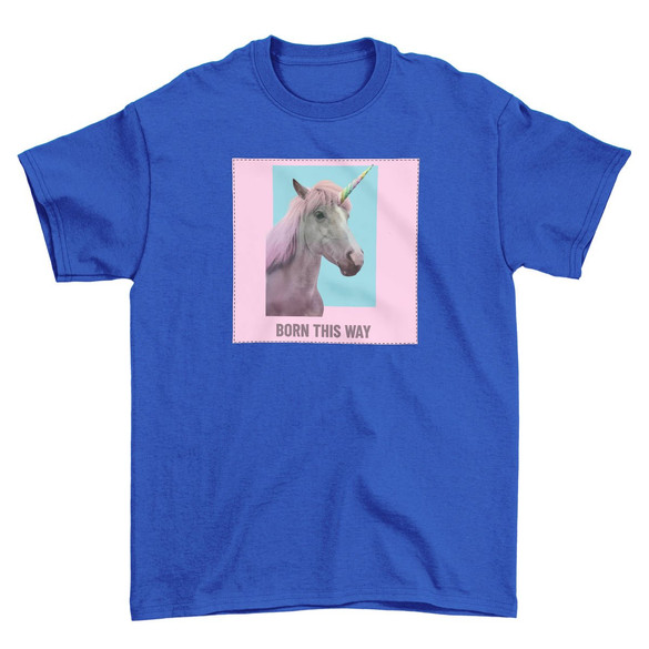 Koszulka z naszywką Born this way