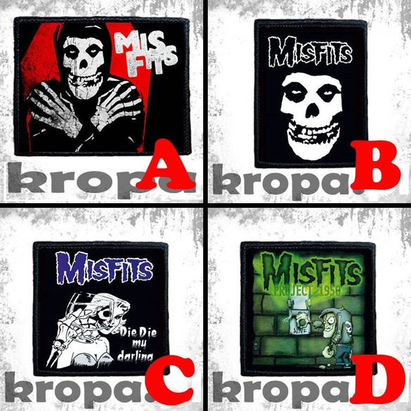 Naszywka MISFITS 8 X 8 cm Dużo Wzorów!