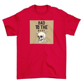 Koszulka z naszywką Skull : Bad to the...