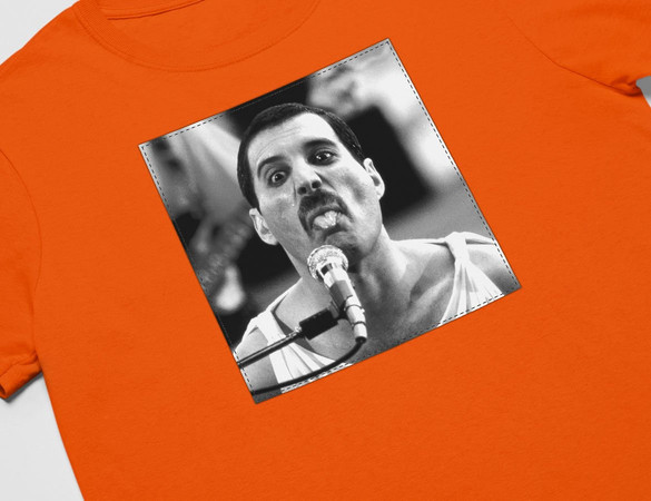 Koszulka z naszywką Queen Freddie Mercury 1