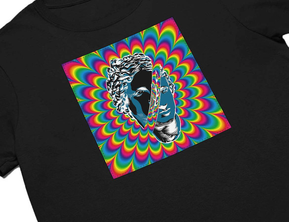 Koszulka z naszywką Psychodelic Athena