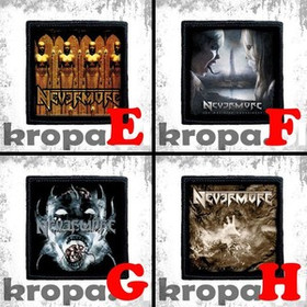 Naszywka NEVERMORE 8 X 8 cm Dużo Wzorów!