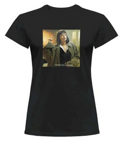 Bluzka damska z naszywką Uma Thurman Song