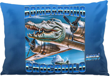 Poduszka Italian Brainrot Bombardino Crocodilo