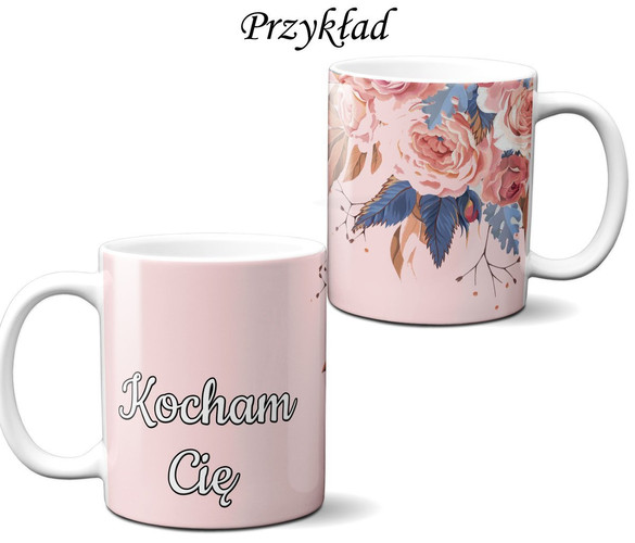 Kubek na Walentynki DODAJ NAPIS!