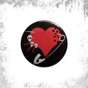 Przypinka SERCE PUNKA